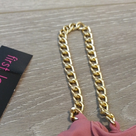 First Love Pink Ruffled Off-Shoulder Blouse - Picture 5 of 13